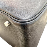 エルメス HERMES リンディ30 ▢L刻印  ネイビー/ シルバー金具 トリヨンクレマンス トリヨンクレマンス レディース ショルダーバッグ