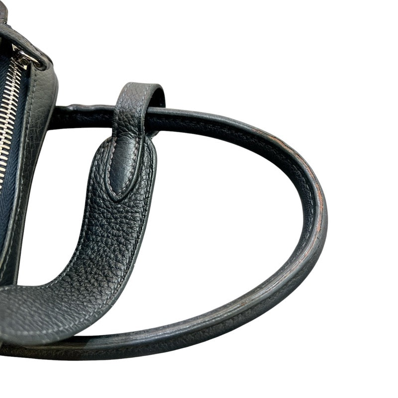 エルメス HERMES リンディ30 ▢L刻印  ネイビー/ シルバー金具 トリヨンクレマンス トリヨンクレマンス レディース ショルダーバッグ