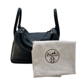 エルメス HERMES リンディ30 ▢L刻印  ネイビー/ シルバー金具 トリヨンクレマンス トリヨンクレマンス レディース ショルダーバッグ