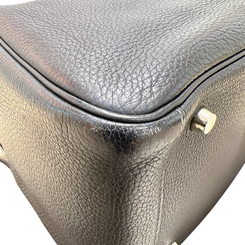 エルメス HERMES リンディ30 ▢L刻印  ネイビー/ シルバー金具 トリヨンクレマンス トリヨンクレマンス レディース ショルダーバッグ