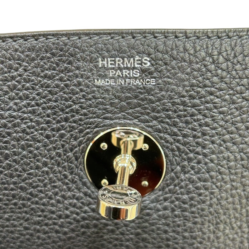 エルメス HERMES リンディ30 ▢L刻印  ネイビー シルバー金具 トリヨンクレマンス トリヨンクレマンス レディース ショルダーバッグ