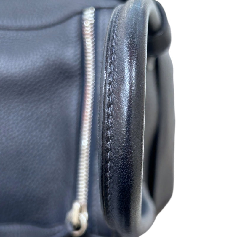 エルメス HERMES リンディ30 ▢L刻印  ネイビー シルバー金具 トリヨンクレマンス トリヨンクレマンス レディース ショルダーバッグ