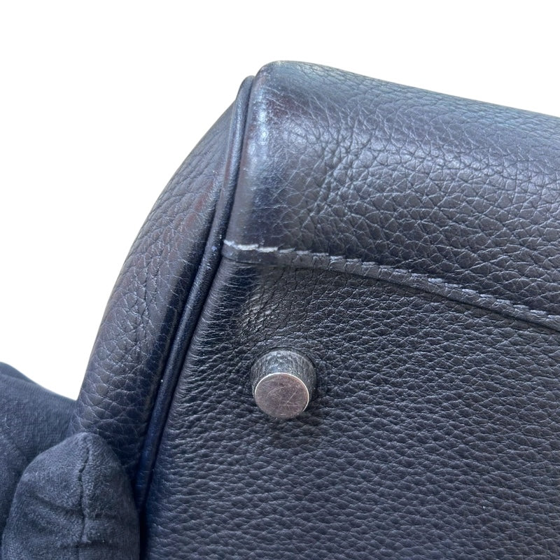 エルメス HERMES リンディ30 ▢L刻印  ネイビー シルバー金具 トリヨンクレマンス トリヨンクレマンス レディース ショルダーバッグ