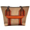 エルメス HERMES ピュールサングル U刻 チャイ・カカオ/SV金具 トワル/トリヨンクレマンス ユニセックス トートバッグ