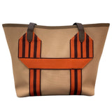 エルメス HERMES ピュールサングル U刻 チャイ・カカオ/SV金具 トワル/トリヨンクレマンス ユニセックス トートバッグ