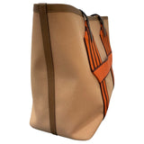 エルメス HERMES ピュールサングル U刻 チャイ・カカオ/SV金具 トワル/トリヨンクレマンス ユニセックス トートバッグ