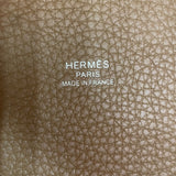 エルメス HERMES ピュールサングル U刻 チャイ・カカオ/SV金具 トワル/トリヨンクレマンス ユニセックス トートバッグ