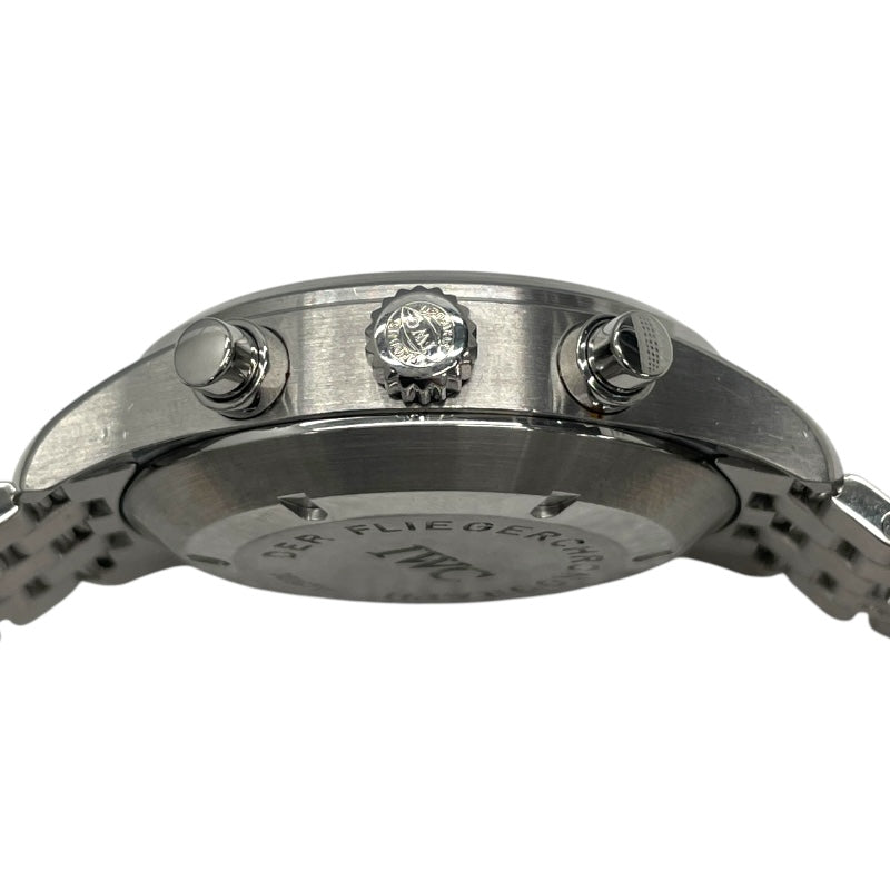 インターナショナルウォッチカンパニー IWC スピットファイア クロノグラフ オートマティック IW370623 シルバー SS メンズ 腕時計