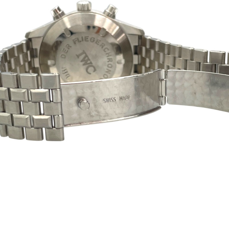インターナショナルウォッチカンパニー IWC スピットファイア クロノグラフ オートマティック IW370623 シルバー SS メンズ 腕時計