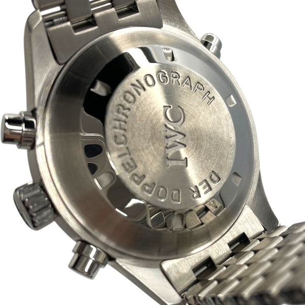 インターナショナルウォッチカンパニー IWC ドッペルクロノグラフ IW371319 ブラック SS メンズ 腕時計