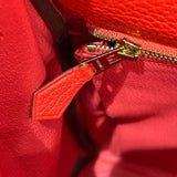 エルメス HERMES ケリー28 内縫い X刻　 ルージュトマト/ゴールド金具 トリヨン レディース ショルダーバッグ
