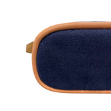 エルメス HERMES ボリードポーチ15 ネイビー/SV金具 トワル ユニセックス ポーチ