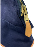 エルメス HERMES ボリードポーチ15 ネイビー/SV金具 トワル ユニセックス ポーチ