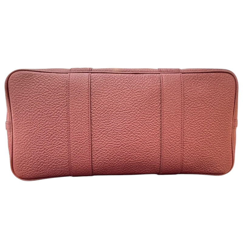 エルメス HERMES ガーデンパーティPM A刻印 ルージュセリエ・フランボワーズ/SV トワル ユニセックス トートバッグ