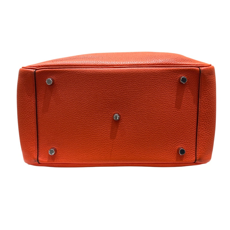 エルメス HERMES リンディ30 A刻 カプシーヌ/SV金具 トリヨン レディース ショルダーバッグ