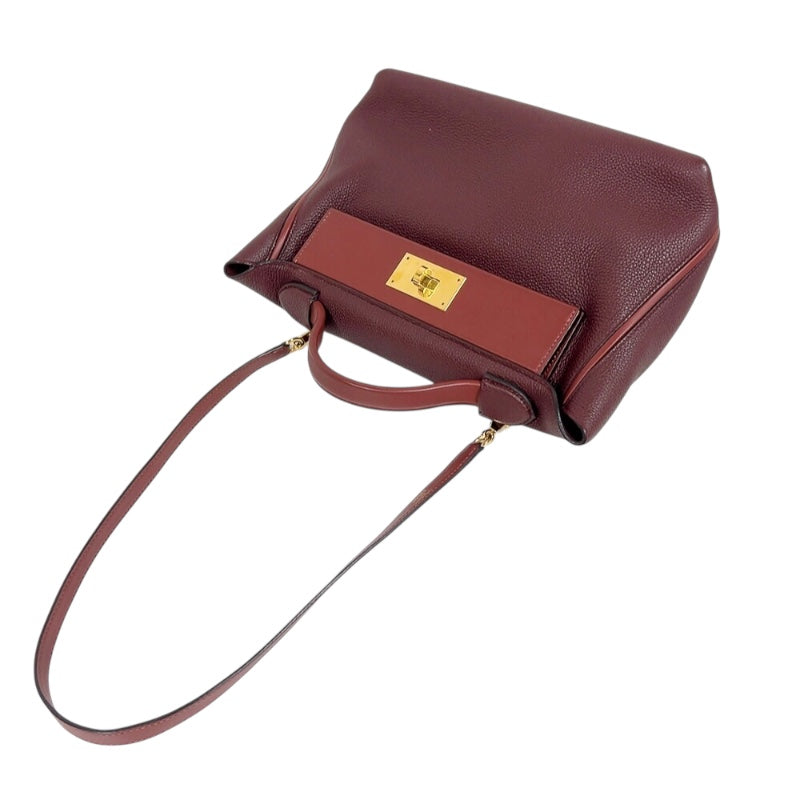 エルメス HERMES サックヴァンキャトル29 C刻印　(2018年製) ルージュアッシュ　ゴールド金具 トゴ/スイフト レディース ハンドバッグ