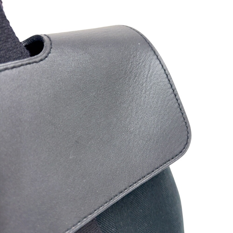 エルメス HERMES ヴァルパライソPM ブラック　シルバー金具 トワル レディース ハンドバッグ