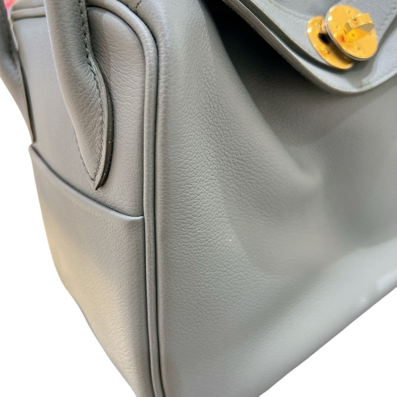 エルメス HERMES リンディ26 Y刻印 ヴェールアマンド・ゴールド金具 エバーカラー レディース ショルダーバッグ