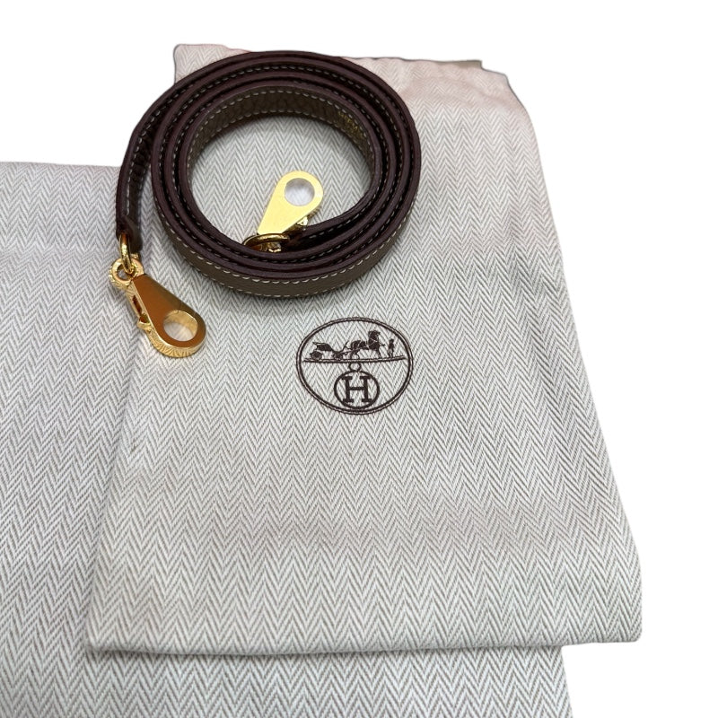 エルメス HERMES ケリー25 内縫い エトゥープ トゴ、GD色金具 レディース