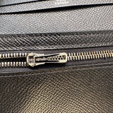 エルメス HERMES ベアンコンパクト　タッチ ブラック エプソン　レザー ユニセックス 二つ折り財布