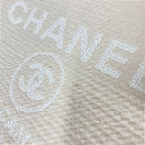 シャネル CHANEL ドーヴィル ショッピングバッグ AS3351 クリーム シルバー金具 ミックスファイバー レディース ショルダーバッグ