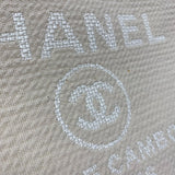 シャネル CHANEL ドーヴィル ショッピングバッグ AS3351 クリーム シルバー金具 ミックスファイバー レディース ショルダーバッグ