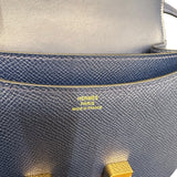 エルメス HERMES コンスタンス3ミニ ブルーネイビー エプソン レディース ショルダーバッグ