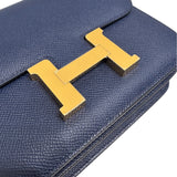 エルメス HERMES コンスタンス3ミニ ブルーネイビー エプソン レディース ショルダーバッグ