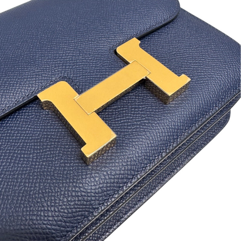 エルメス HERMES コンスタンス3ミニ ブルーネイビー エプソン レディース ショルダーバッグ