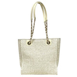 シャネル CHANEL ドーヴィルPM A66939 ホワイト ゴールド金具 ツイード レディース ショルダーバッグ