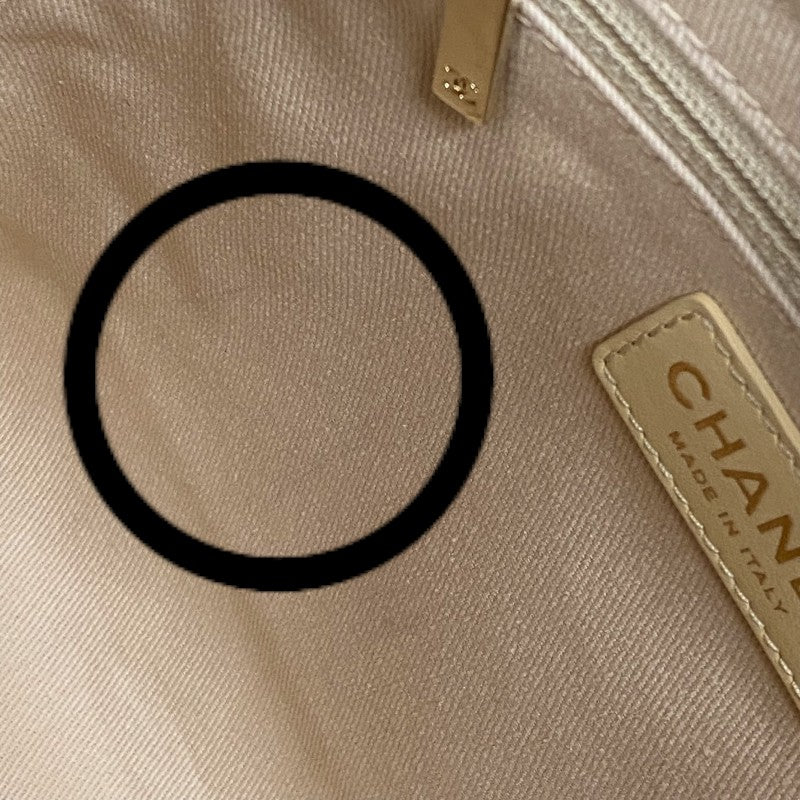 シャネル CHANEL ドーヴィルPM A66939 ホワイト ゴールド金具 ツイード レディース ショルダーバッグ