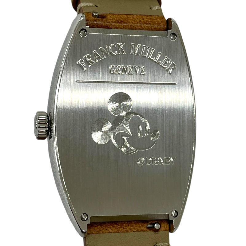 フランク・ミュラー FRANCK MULLER トノウカーベックス カサブランカ ディズニーコレクション100本限定 5850CM.DILTD ステンレススチール　 自動巻き メンズ 腕時計