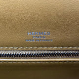エルメス HERMES ケリー28　外縫い Z刻 セサミ×エクリュ シルバー金具 ヴォースイフト/トワル レディース ショルダーバッグ