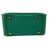 エルメス HERMES リンディミニ W刻 ヴェールヴェルティゴ ゴールド金具 トリヨンクレマンス レディース ショルダーバッグ