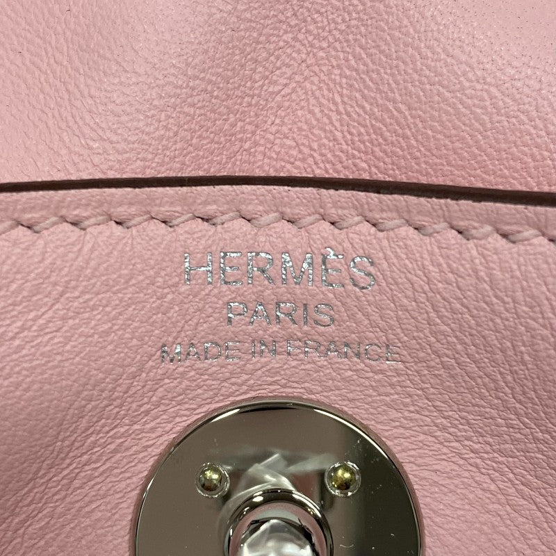 エルメス HERMES リンディミニ B刻 ローズサクラ シルバー金具 スイフト レディース ショルダーバッグ
