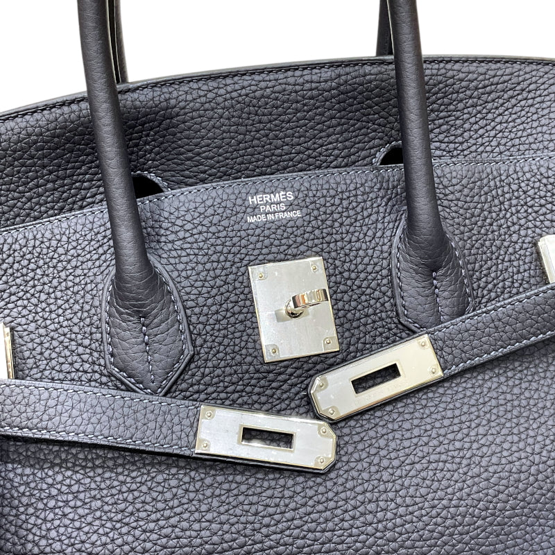 エルメス HERMES バーキン35 U刻印 キャバン シルバー金具 トリヨンクレマンス ユニセックス ハンドバッグ