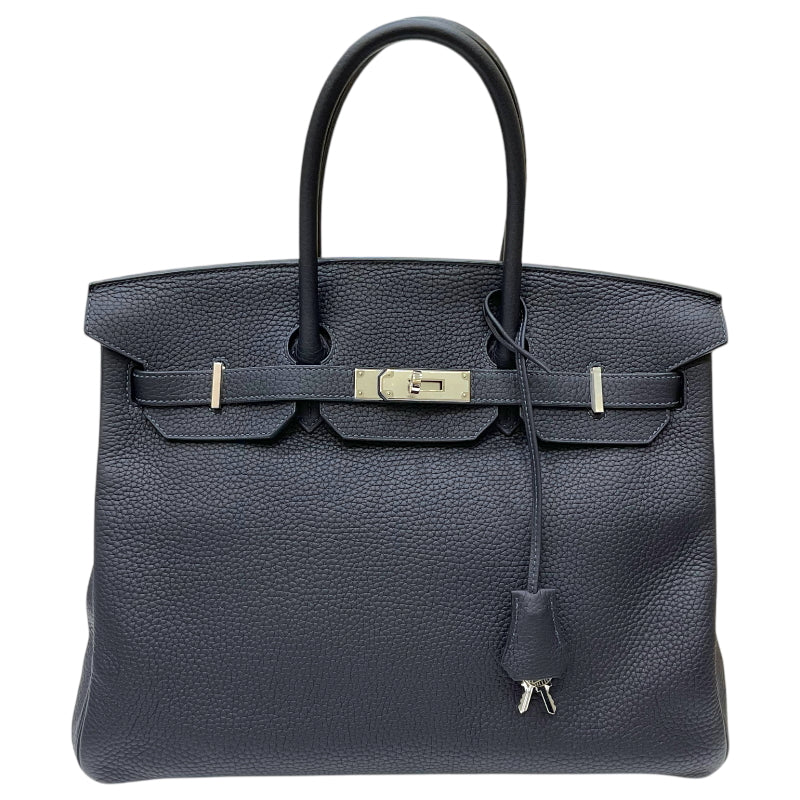 エルメス HERMES バーキン35 U刻印 キャバン シルバー金具 トリヨンクレマンス ユニセックス ハンドバッグ