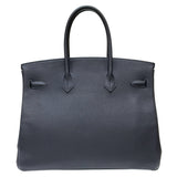 エルメス HERMES バーキン35 U刻印 キャバン シルバー金具 トリヨンクレマンス ユニセックス ハンドバッグ