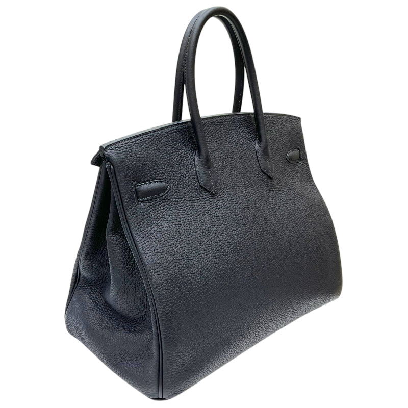 エルメス HERMES バーキン35 U刻印 キャバン シルバー金具 トリヨンクレマンス ユニセックス ハンドバッグ