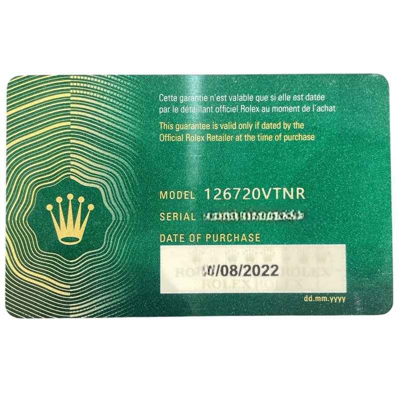 ロレックス ROLEX GMTマスター2 126720VTNR ステンレススティール 自動巻き メンズ 腕時計