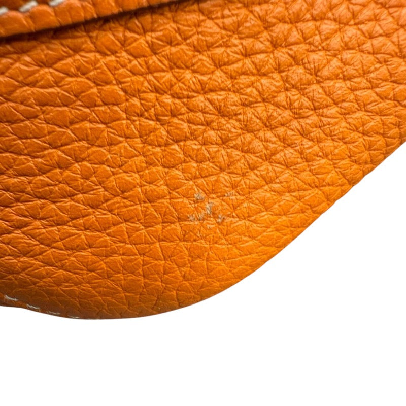エルメス HERMES ドゥブルセンス36 □R刻印 ムタード・オレンジ トリヨンクレマンス レディース トートバッグ