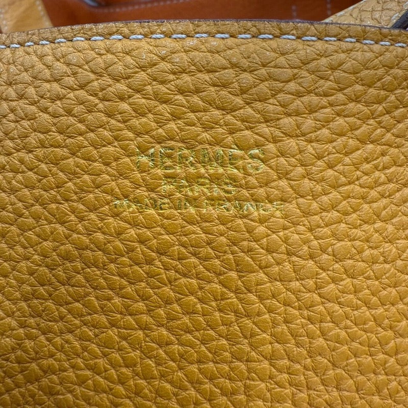 エルメス HERMES ドゥブルセンス36 □R刻印 ムタード・オレンジ トリヨンクレマンス レディース トートバッグ