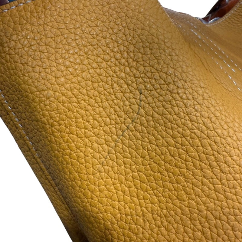 エルメス HERMES ドゥブルセンス36 □R刻印 ムタード・オレンジ トリヨンクレマンス レディース トートバッグ