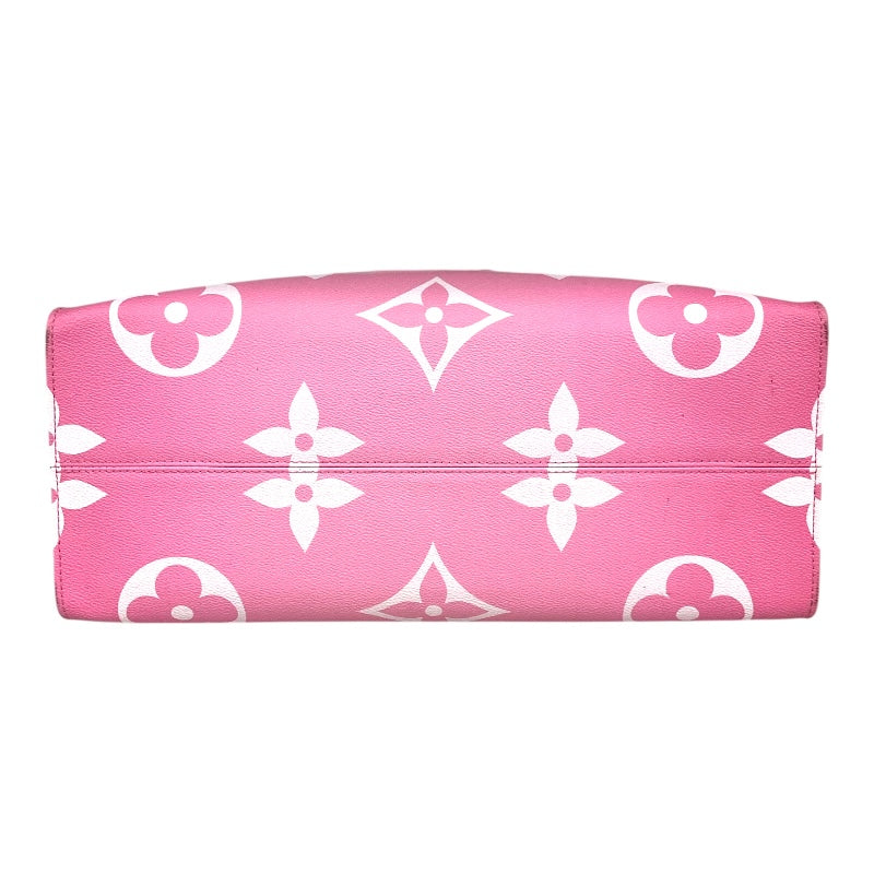 ルイ・ヴィトン LOUIS VUITTON オンザゴーGM M45121 ピンク/レッド モノグラムキャンパス レディース ハンドバッグ