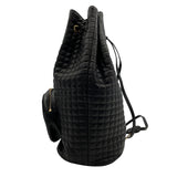 セリーヌ CELINE Cチャームバックバッグ 188243 ブラック　ゴールド金具 レザー レディース リュック・デイパック