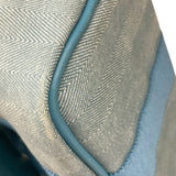 エルメス HERMES ヴァルパライソPM ブルー トワル・レザー レディース ハンドバッグ
