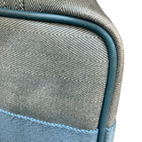 エルメス HERMES ヴァルパライソPM ブルー トワル・レザー レディース ハンドバッグ