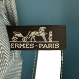 エルメス HERMES ヴァルパライソPM ブルー トワル・レザー レディース ハンドバッグ