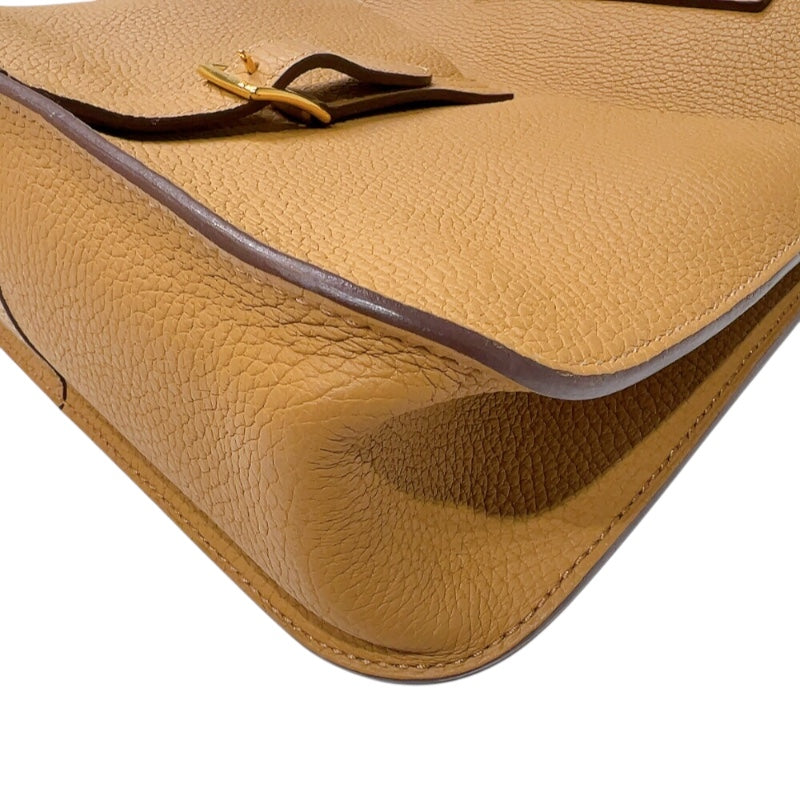 エルメス HERMES アルザン25 ヴェルソ Z刻印 (2021年製) ベージュドゥワイマール・ビスキュイ・ゴールド金具 トリヨンクレマンス レディース ショルダーバッグ