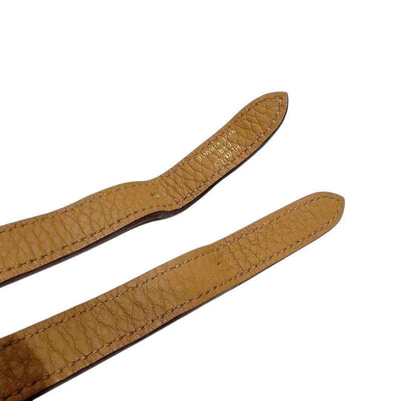 エルメス HERMES アルザン25 ヴェルソ Z刻印 (2021年製) ベージュドゥワイマール・ビスキュイ・ゴールド金具 トリヨンクレマンス レディース ショルダーバッグ